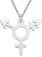 senfai transgender bisexual lesbian necklace logo