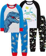 🦖 dinosaur skeleton christmas children's sleepwear for boys - sleepwear and robes логотип