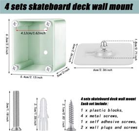 img 2 attached to Skateboard Display Storage Vertical Horizontal