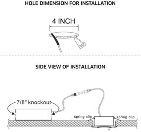 img 3 attached to 🔦 Enhance Your Space with the Recessed Junction Retrofit Downlight Location 4