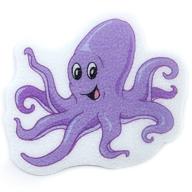🐙 slipx solutions adhesive bath treads: octopus tub tattoos for non-slip traction in kid-friendly bathrooms (5 pieces) logo