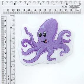 img 2 attached to 🐙 SlipX Solutions Adhesive Bath Treads: Octopus Tub Tattoos for Non-Slip Traction in Kid-Friendly Bathrooms (5 Pieces)
