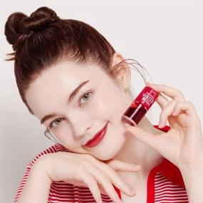 img 3 attached to 🍒 Enhanced ETUDE HOUSE Dear Darling Water Tint Cherry Ade: Vibrant Lip Tint for Hydrated Lips, Infused with Nourishing Pomegranate & Grapefruit Extracts
