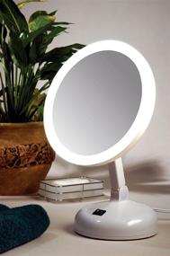 img 1 attached to 🔍 Floxite - 10X Magnifying LED Lighted Vanity Mirror with Dual Light Settings