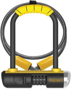 img 1 attached to 🔒 Yellow Onguard Bulldog Mini Combo Lock with 4' X10mm Cable - Size: One