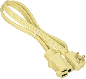 img 1 attached to 🔌 Convenient Beige Cord Extension AC 3Spt: 3X3Ft Length and Quality