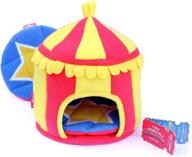 🎪 haypigs circus themed hidey hut - fleece guinea pig house | ideal guinea pig hideout, bed, and hideouts | suitable for hamsters, ferrets, rats, bunnies or rabbits | small animal houses & habitats logo