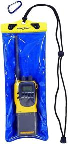 img 1 attached to Dry Pack Waterproof VHF Radio Case, Size 5 x 12, Blue