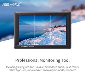 img 3 attached to 📸 FW279 Ultra Bright Camera Monitor: Full HD 1920x1200 Display with 4K HDMI Input & Output - Ideal for Sony A1 A7C DSLR A9 EOS Outdoor Shooting