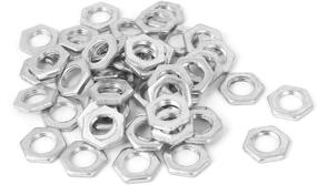 img 1 attached to Uxcell M8X0 75Mmx2Mm Nickel Plated Fastener