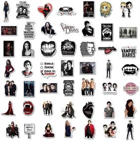 img 2 attached to 🧛 Set of 100 Vampire Diaries Drama Stickers - Merchandise for Computers and Laptops