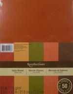 📜 recollections cardstock paper, spice market: premium quality 8 1/2 x 11 paper for diverse crafting needs logo