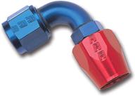 💥 upgraded russell 610180 -10an 90-degree hose end in vibrant red/blue anodized aluminum логотип