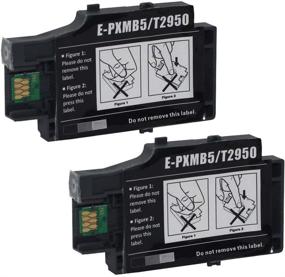 img 4 attached to 🖨️ 2 Pack of Buyink Remanufactured Maintenance Box Compatible with WF-100, WF-100W, WF-110 Printer