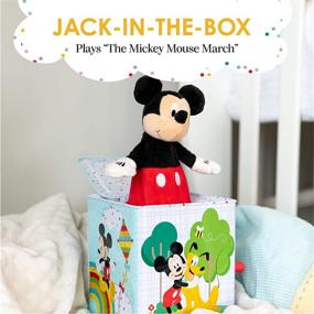 img 3 attached to 🐭 Disney Baby Mickey Mouse Jack-in-The-Box Musical Toy for Babies by KIDS PREFERRED