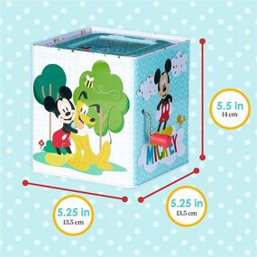 img 2 attached to 🐭 Disney Baby Mickey Mouse Jack-in-The-Box Musical Toy for Babies by KIDS PREFERRED