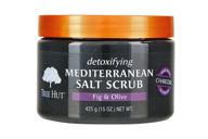 🌿 tree hut mediterranean salt scrub fig & olive: ultra hydrating 15oz exfoliating scrub for nourishing essential body care logo