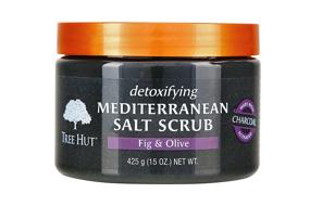 img 4 attached to 🌿 Tree Hut Mediterranean Salt Scrub Fig & Olive: Ultra Hydrating 15oz Exfoliating Scrub for Nourishing Essential Body Care
