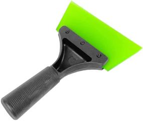 img 1 attached to GUGUGI Rubber Squeegee for Shower Doors, Windshields, Ice Scraper - Miracle Tool for Vinyl Wrapping, Window Tinting, Bathroom Door Cleaning, and Windshield Washing (1 Pack, Green)
