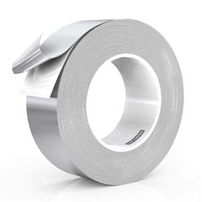 img 4 attached to 🔒 LLPT Aluminum Foil Tape 2 Inches x 108 Feet 5.9 Mil - Extra Thick HVAC Sealing Duct Tape for Pipe & Metal Repair - Strong Adhesive Hot Cold Air - AF208