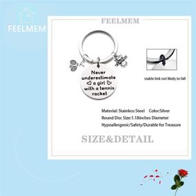img 3 attached to FEELMEM Underestimate Bracelet Jewelry Keychain