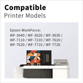 img 2 attached to 🖨️ LemeroUtrust Epson 252 252XL Remanufactured Ink Cartridges for Workforce WF-7710 WF-7720 WF-3640 WF-3620 WF-7210 WF-7620 WF-7610 WF-7110 (Black Cyan Magenta Yellow, 5-Pack)