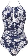 👙 i2crazy v neckline slimming swimsuit: removable women's clothing for swimsuits and cover ups logo