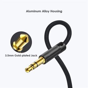 img 2 attached to Braided Auxiliary Adapter Compatible Headphones