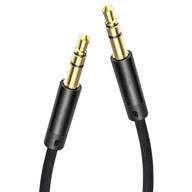 braided auxiliary adapter compatible headphones logo