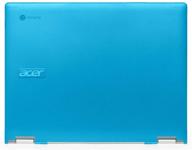 💠 mcover hard shell case for acer chromebook spin 13 cp713-1wn series (2018/2019) - aqua (not compatible with other acer chromebooks) logo