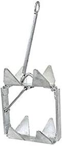 img 2 attached to ⚓ Smart Marine Folding Square Anchor - 13, 19, or 25 lb Options, Slide Cube Box, Galvanized Boat Anchor