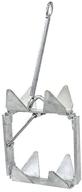 ⚓ smart marine folding square anchor - 13, 19, or 25 lb options, slide cube box, galvanized boat anchor логотип