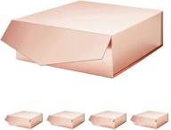 🎁 rosegld 5 подарочных коробок: магнитное закрытие, квадратные коробки для предложений дружбы и всех случаев логотип
