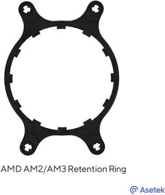 img 1 attached to 🔧 Effortless Installation: AMD AM2/AM3 Retention Kit for Asetek Liquid Coolers - Simplified Setup and Quick Assembly