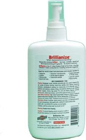 img 1 attached to 🧴 Brillianize 8 Ounce (240 ml) Plastic Cleaner: Convenient Pump Spray Bottle for Sparkling Clean Surfaces