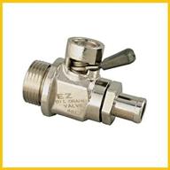 effortless oil change made easy: ez-108 rh oil drain valve with removable hose end combo logo