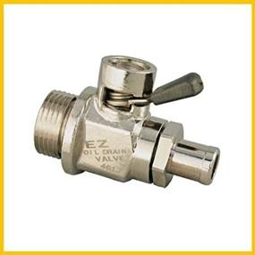 img 2 attached to Effortless Oil Change Made Easy: EZ-108 RH Oil Drain Valve with Removable Hose End Combo