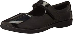 img 4 attached to Hush Puppies Girls' Black Patent Flat Shoes