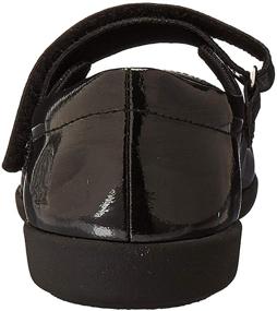 img 2 attached to Hush Puppies Girls' Black Patent Flat Shoes