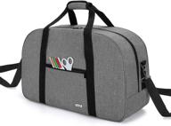 👜 luxja carrying bag for cricut machine and accessories, compatible with explore air (air2) and maker - gray logo