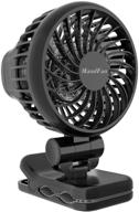 💨 portable clip-on battery operated mini fan with 3 adjustable speeds | strong airflow, 360° rotation | ideal for travel, indoors & outdoors logo