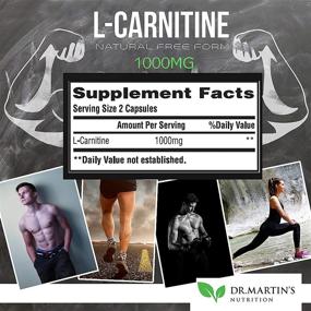 img 2 attached to 💪 Boost Metabolism & Increase Performance with Extra Strength L-Carnitine - 1000mg Per Serving, 200 Capsules