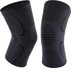 img 4 attached to 🏃 Knee Compression Sleeve for Men and Women: Ultimate Support for Running, Weightlifting, and Arthritis Pain Relief