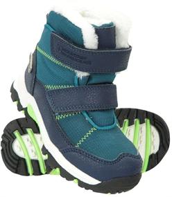 img 3 attached to Mountain Warehouse Waterproof Snowboots Winter Boys' Shoes in Outdoor