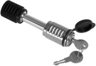 🔐 heininger advantage sportsrack 1.25" receiver hitch lock - silver logo