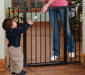 img 3 attached to Kidco G1201 Extra Tall and Wide Auto Close Child and Pet Gate: 47.5-Inch Pressure Mount Safety Solution