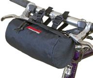 🚲 bushwhacker waco black – ultimate bike handlebar & seat bag combo: top-notch cycling pack for snowmobile, equipped with front & rear accessories logo