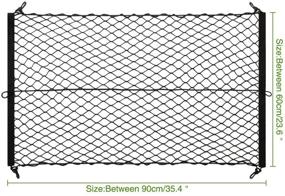 img 2 attached to 🔗 Premium Elastic Cargo Net for Mazda 2 5 6 CX-5 CX-7 CX-9 Atenza Axela MPV RX-7 RX-8 - Perfect Trunk Organizer Solution