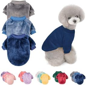 img 4 attached to 🐶 Ultra Soft and Warm Dog Sweaters, Pack of 2 or 3 - Ideal Dog Clothes for Small or Medium Dogs, Boy or Girl