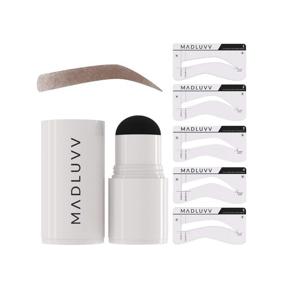 img 4 attached to MADLUVV Brow Stamp and Shaping Kit 💕 (Medium Brown) – Simplified Solution for Perfect Brows!